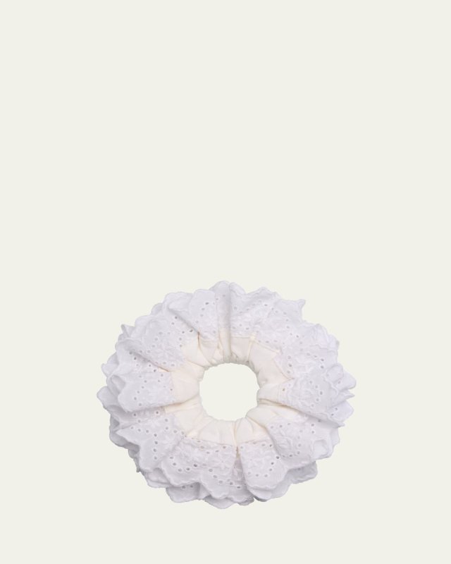 Baby Blumberg Embroidered Scrunchie